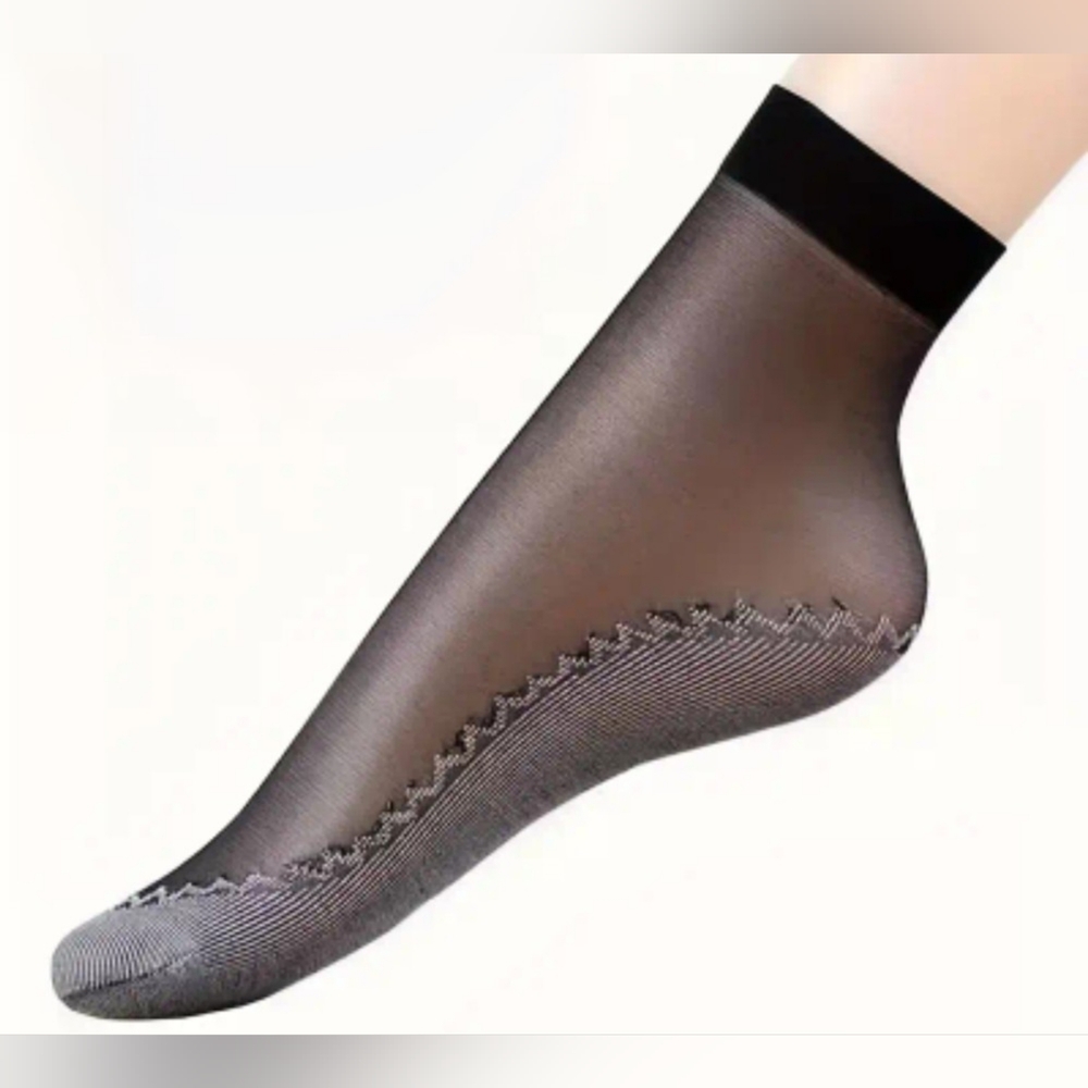 Black Sheer Women's Socks